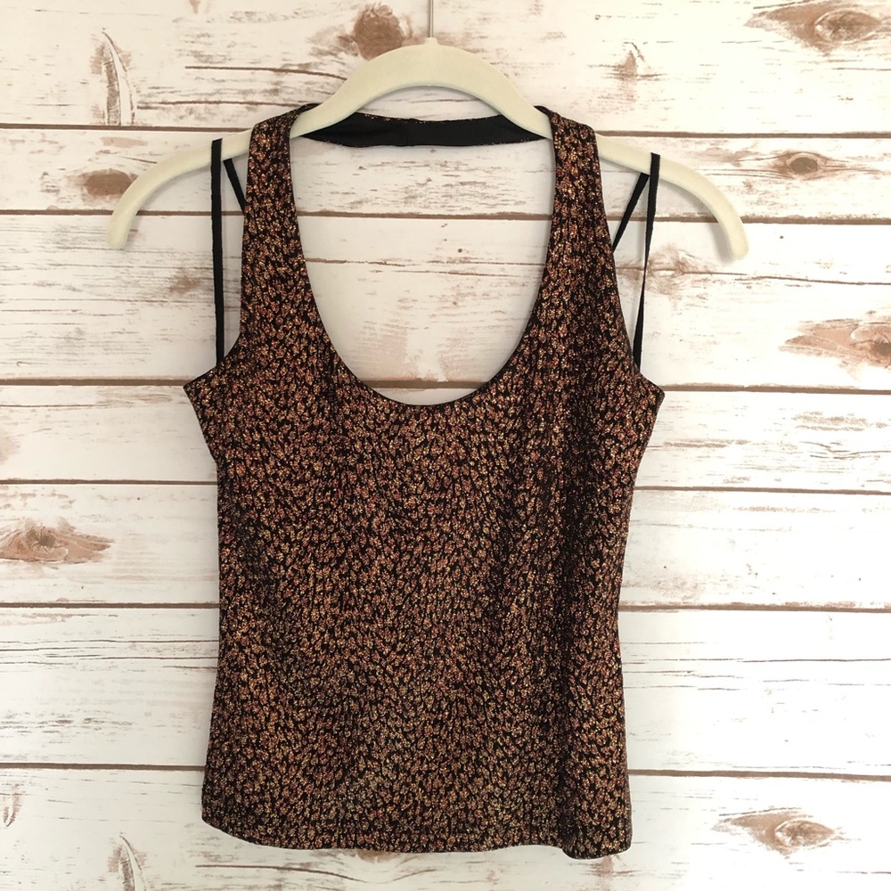 1990s XOXO Sparkly Halter Top